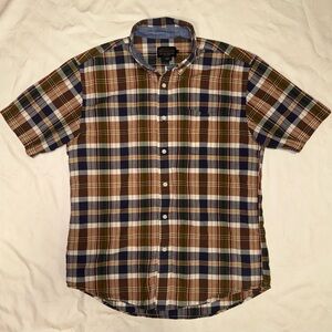 Pendleton Men's Plaid Short Sleeve Button Down Shirt